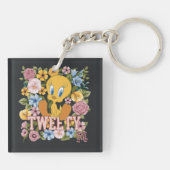 TWEETY™ Bloemengeborduurd Grafisch Sleutelhanger (Achterkant)