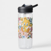 TWEETY™ Bloemengeborduurd Grafisch Waterfles (Links)