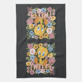 TWEETY™ Bloemengeborduursel Grafisch Theedoek (Verticaal)