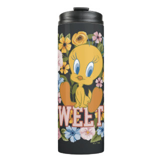 TWEETY™ Bloemengeborduursel Grafisch Thermosbeker
