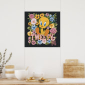 TWEETY™ Bloemrijke Borduurwerk Grafische Poster (Keuken)