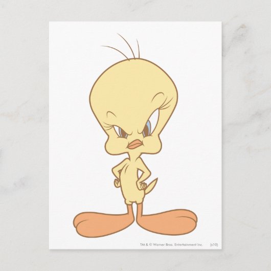 TWEETY™ boos Briefkaart (Voorkant)