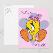 Tweety Briefkaart (Voorkant / Achterkant)