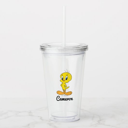 TWEETY™ | Clever Bird Acryl Drinkbeker (Voorkant)