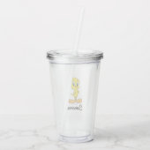 TWEETY™ | Clever Bird Acryl Drinkbeker (Achterkant)