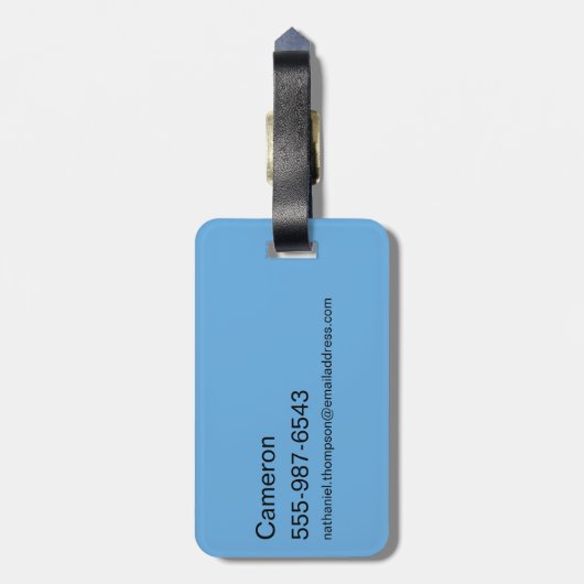 TWEETY™ | Clever Bird Bagagelabel (Achterkant verticaal)