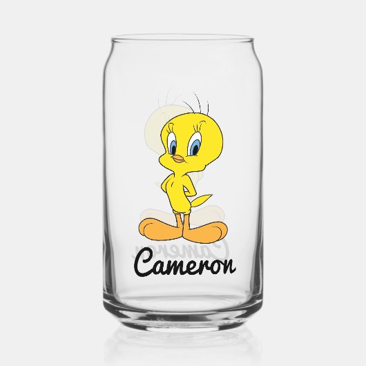 TWEETY™ | Clever Bird Blikvorm Glas (Voorkant)