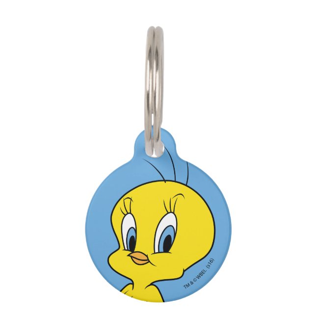 TWEETY™ | Clever Bird Huisdierpenning (Voorkant)