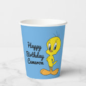 TWEETY™ | Clever Bird Papieren Bekers (Achterkant)