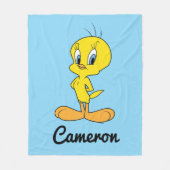 TWEETY™ | Clever Bird Personalized Fleece Deken (Voorkant)