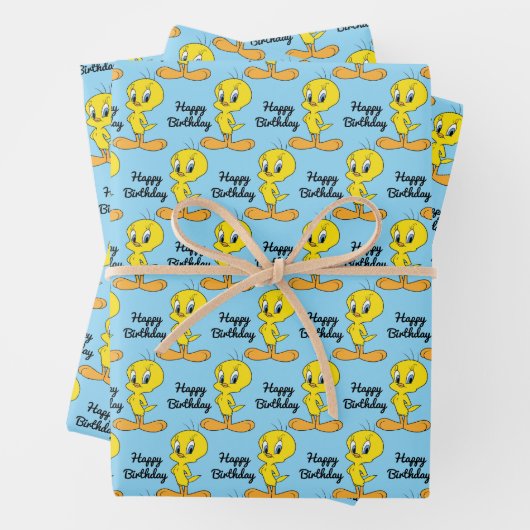 TWEETY™ | Clever Bird Personalized Inpakpapier Vel (In situ)