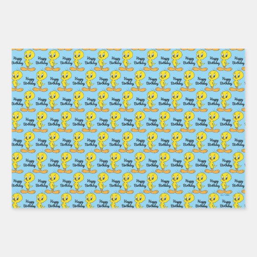 TWEETY™ | Clever Bird Personalized Inpakpapier Vel (Voorkant)