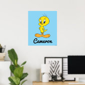 TWEETY™ | Clever Bird Personalized Poster (Thuiskantoor)
