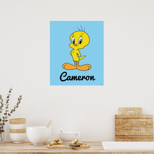 TWEETY™ | Clever Bird Personalized Poster (Keuken)