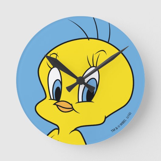 TWEETY™ | Clever Bird Ronde Klok (Voorkant)