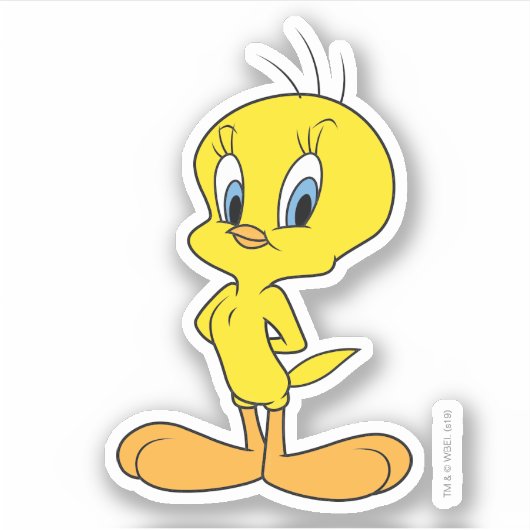 TWEETY™ | Clever Bird Sticker (Voorkant)