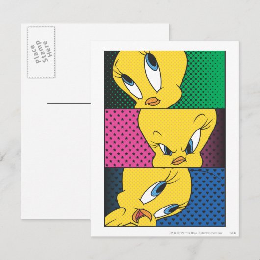 TWEETY™ Comic Panels Briefkaart (Voorkant / Achterkant)
