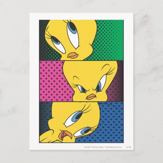 TWEETY™ Comic Panels Briefkaart (Voorkant)