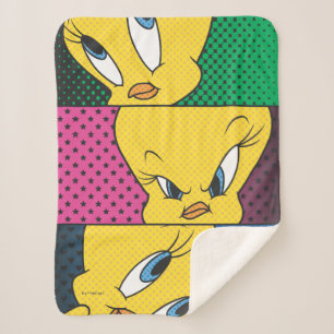 TWEETY™ Comic Panels Sherpa Deken