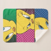 TWEETY™ Comic Panels Sherpa Deken (Voorkant (horizontaal))