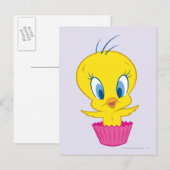 TWEETY™ Cupcake Briefkaart (Voorkant / Achterkant)