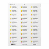 TWEETY™ Cupcake Etiket (Full Sheet)