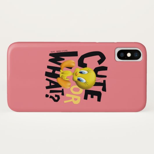 TWEETY™ - Cute or What? Case-Mate iPhone Case (Achterkant (horizontaal))