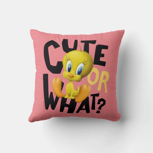 TWEETY™ - Cute or What? Kussen (Achterkant)