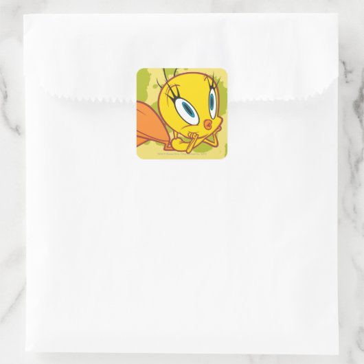 TWEETY™ Dagdromen Vierkante Sticker (Tas)