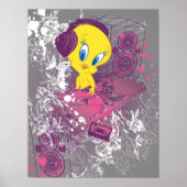 TWEETY™ Djing Poster (Voorkant)