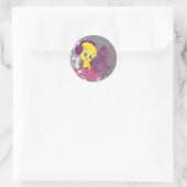 TWEETY™ Djing Ronde Sticker (Tas)