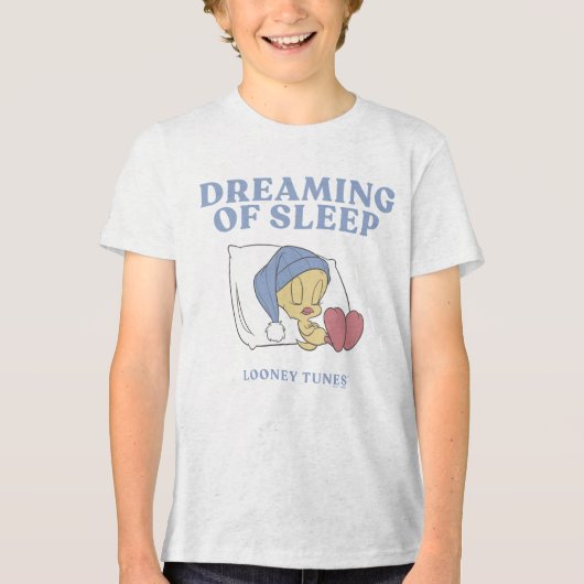TWEETY™ Dreaming of Sleep Tri-Blend Shirt (Voorkant)