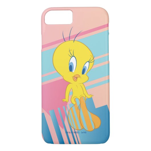 TWEETY™ Driehoeken PinkBG Case-Mate iPhone Case (Achterkant)