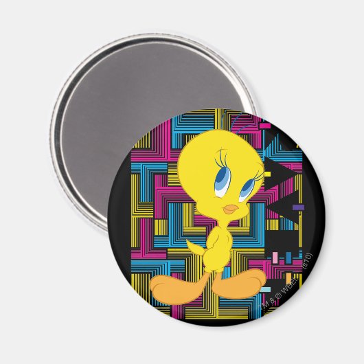 Tweety Electronic Color Magneet (Voorkant / Achterkant)