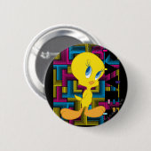 Tweety Electronic Color Ronde Button 5,7 Cm (Voorkant /achterkant)