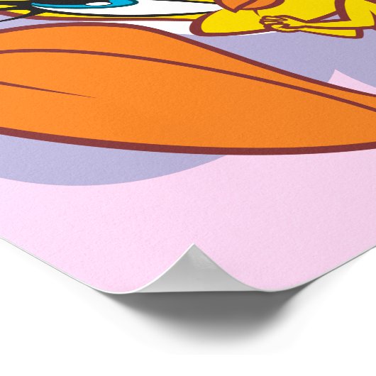 Tweety en Butterfly Poster (Hoek)