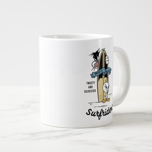 TWEETY™- en SYLVESTER™-surfriezen Grote Koffiekop (Voorkant rechts)
