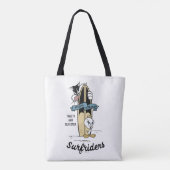 TWEETY™- en SYLVESTER™-surfriezen Tote Bag (Achterkant)