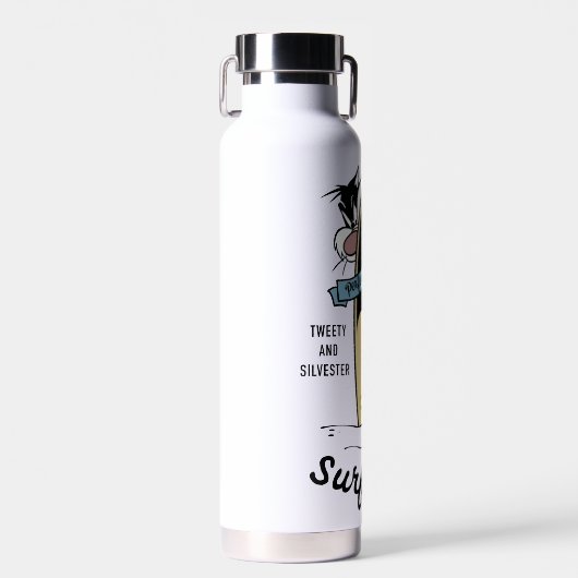 TWEETY™- en SYLVESTER™-surfriezen Waterfles (Voorkant)
