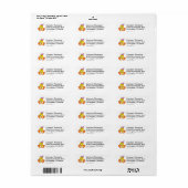 TWEETY™ en Vlinder Etiket (Full Sheet)