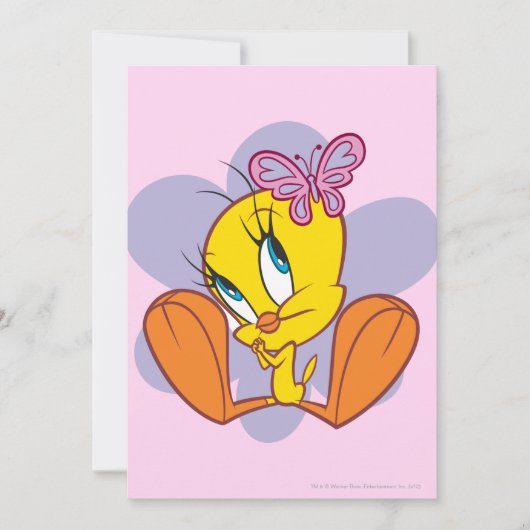 TWEETY™ en Vlinder Kaart (Voorkant)