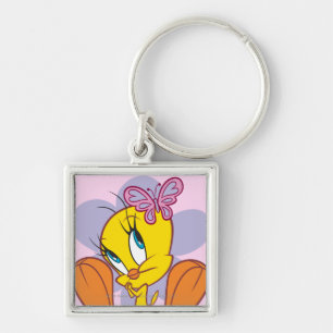 Tweety en vlinder sleutelhanger