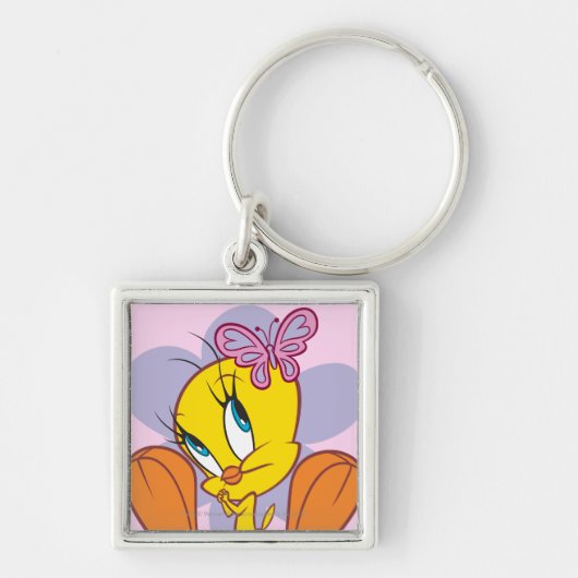 Tweety en vlinder sleutelhanger (Voorkant)