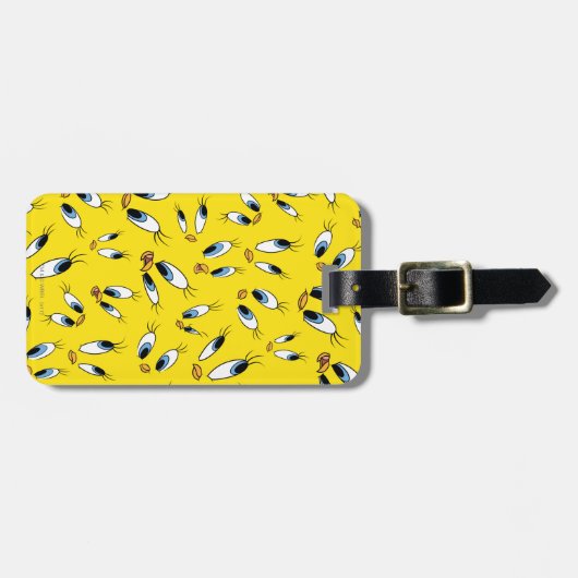 TWEETY™ Face Pattern Bagagelabel (Voorkant horizontaal)