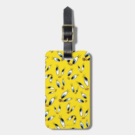 TWEETY™ Face Pattern Bagagelabel (Voorkant verticaal)