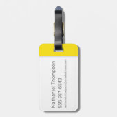 TWEETY™ Face Pattern Bagagelabel (Achterkant verticaal)