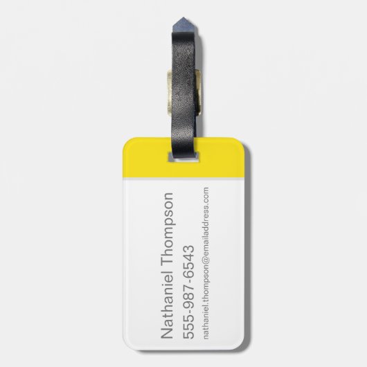 TWEETY™ Face Pattern Bagagelabel (Achterkant verticaal)