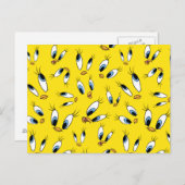 TWEETY™ Face Pattern Briefkaart (Voorkant / Achterkant)