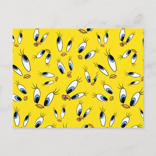 TWEETY™ Face Pattern Briefkaart (Voorkant)