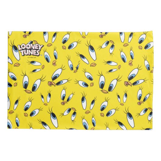 TWEETY™ Face Pattern Kussensloop (Achterkant)